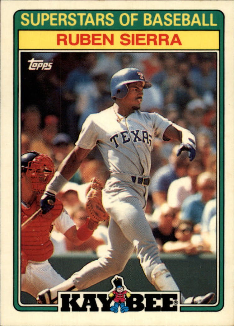 1988 Kay-Bee Baseball Cards    028      Ruben Sierra